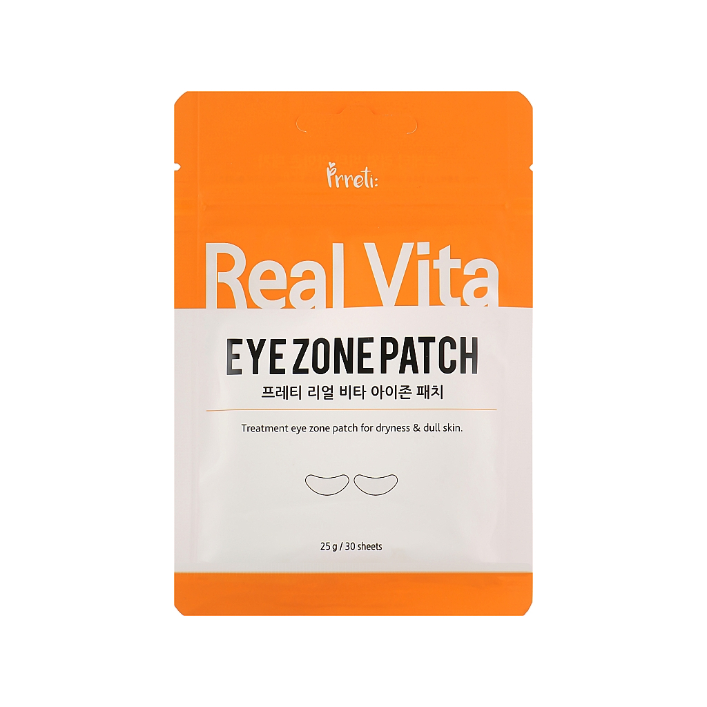 Патчі під очі Prreti Real Vita Eye Zone Patch Тканинні 30 шт (8809541199233) - изображение 1