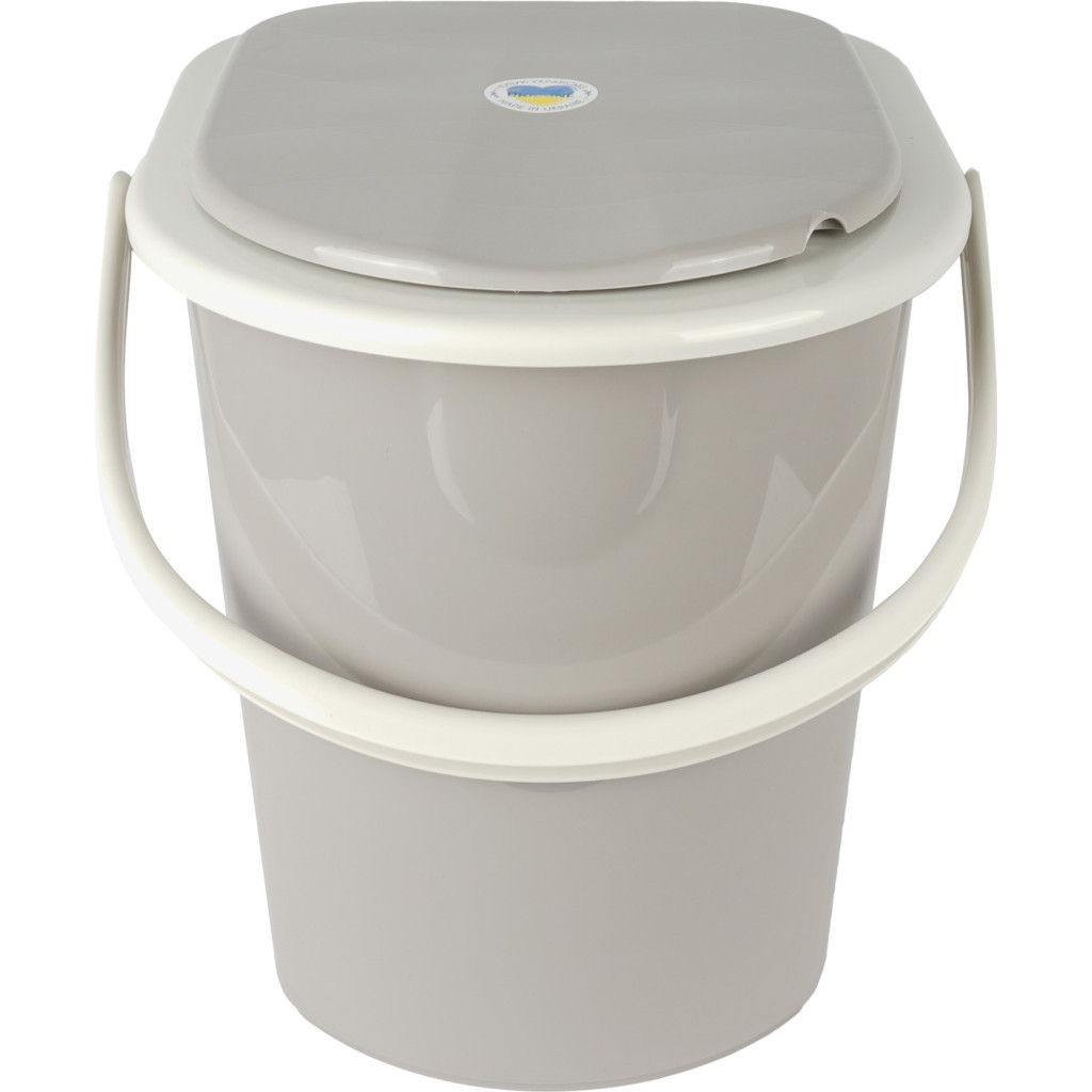 Відро-туалет Алеана Какао/біла троянда 22 л (алн 171096/какао/біла роза) - изображение 4