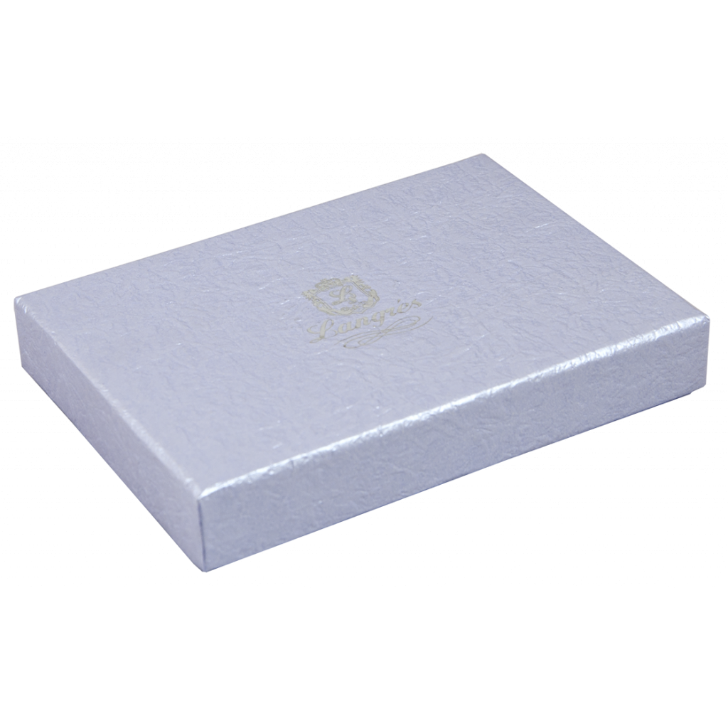 Ручка кулькова Langres з ланцюжком Secret з кристалами Синя 0.7 мм Фіолетовий корпу (LS.401021-07) - зображення 3