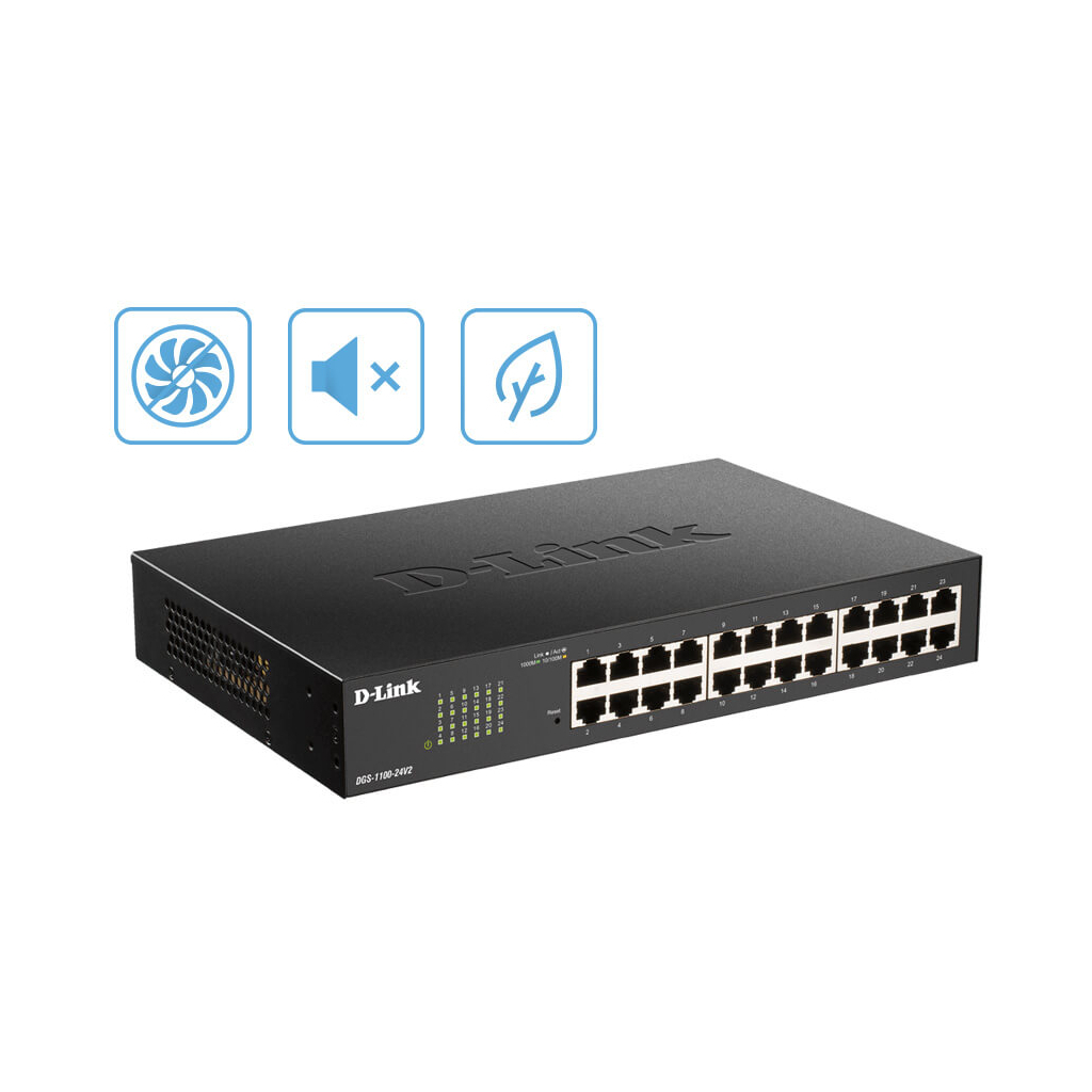 Комутатор мережевий D-Link DGS-1100-24V2/E - зображення 4