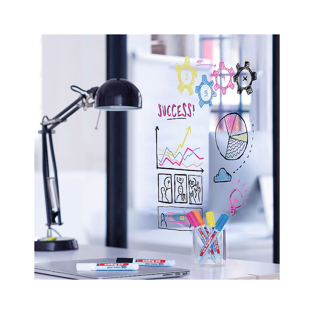 Маркер Edding Glass e-95 1,5-3 мм круглий рожевий (e-95/09) - зображення 2