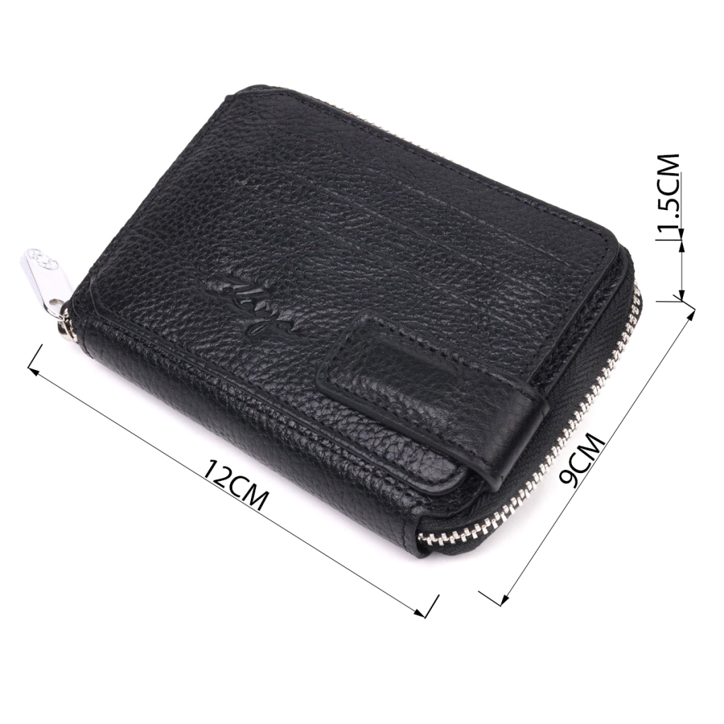 Гаманець Karya З натуральної шкіри Чорний (21343) - зображення 3