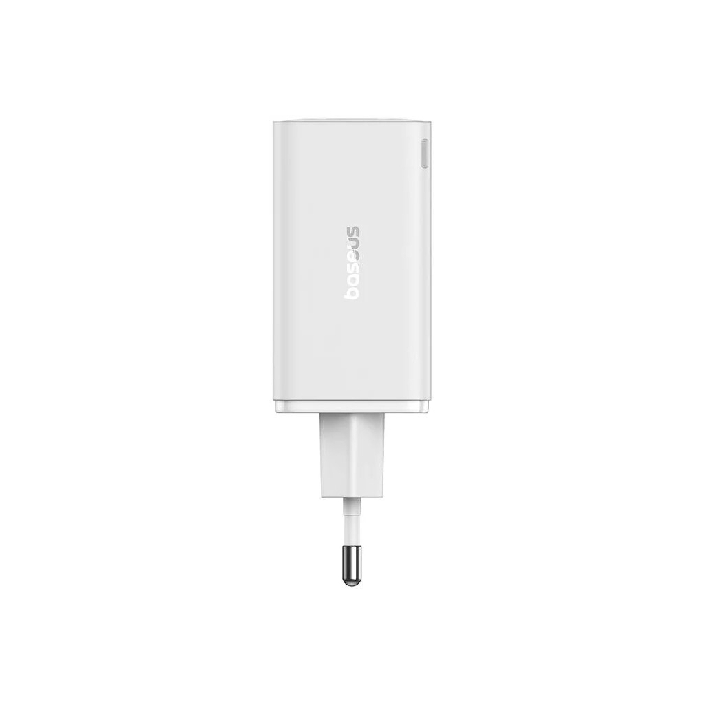 Зарядний пристрій Baseus GaN6 Pro Fast Charger 2C+2U 65W + Cable 1.0m Type-C 100W white (P10162701213-00) - зображення 5