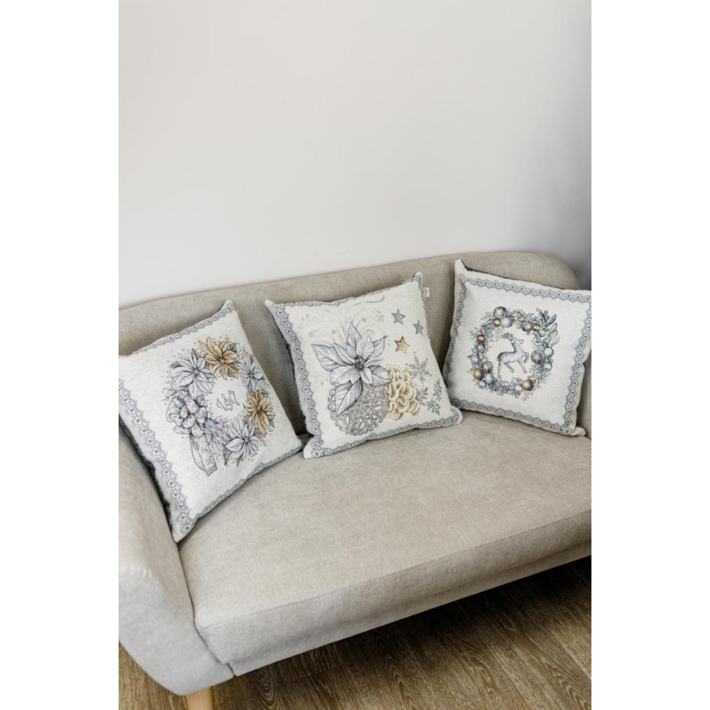 Наволочка Прованс гобеленова SILVER STAR 45х45см Віночок (4823093450127) - изображение 2