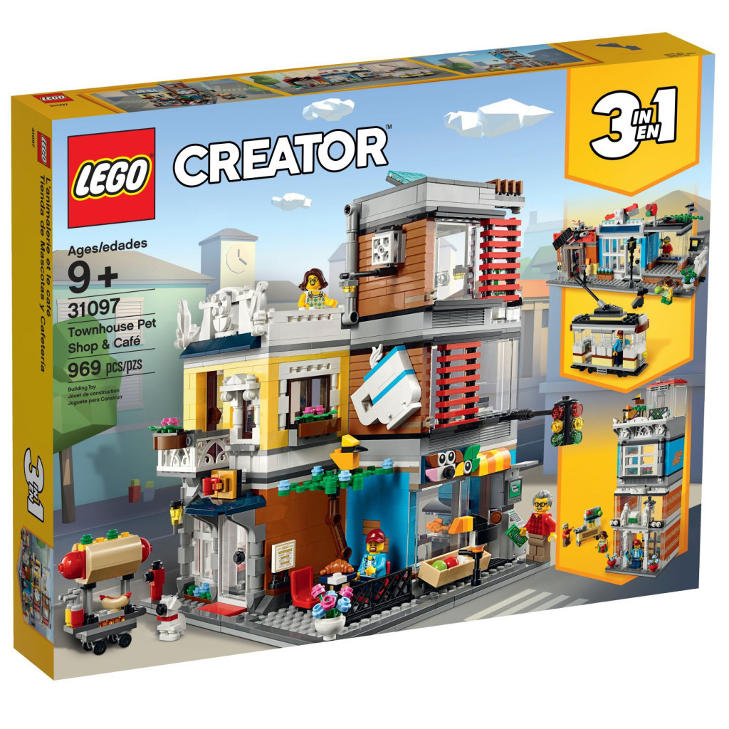 Конструктор LEGO Creator Зоомагазин і кафе в центрі міста 969 деталей (31097) - зображення 1