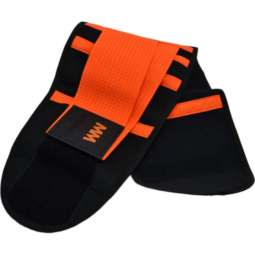 Пояс компресійний MadMax MFA-277 Slimming and Support Belt black/neon orange M (MFA-277-ORG_M) - зображення 3
