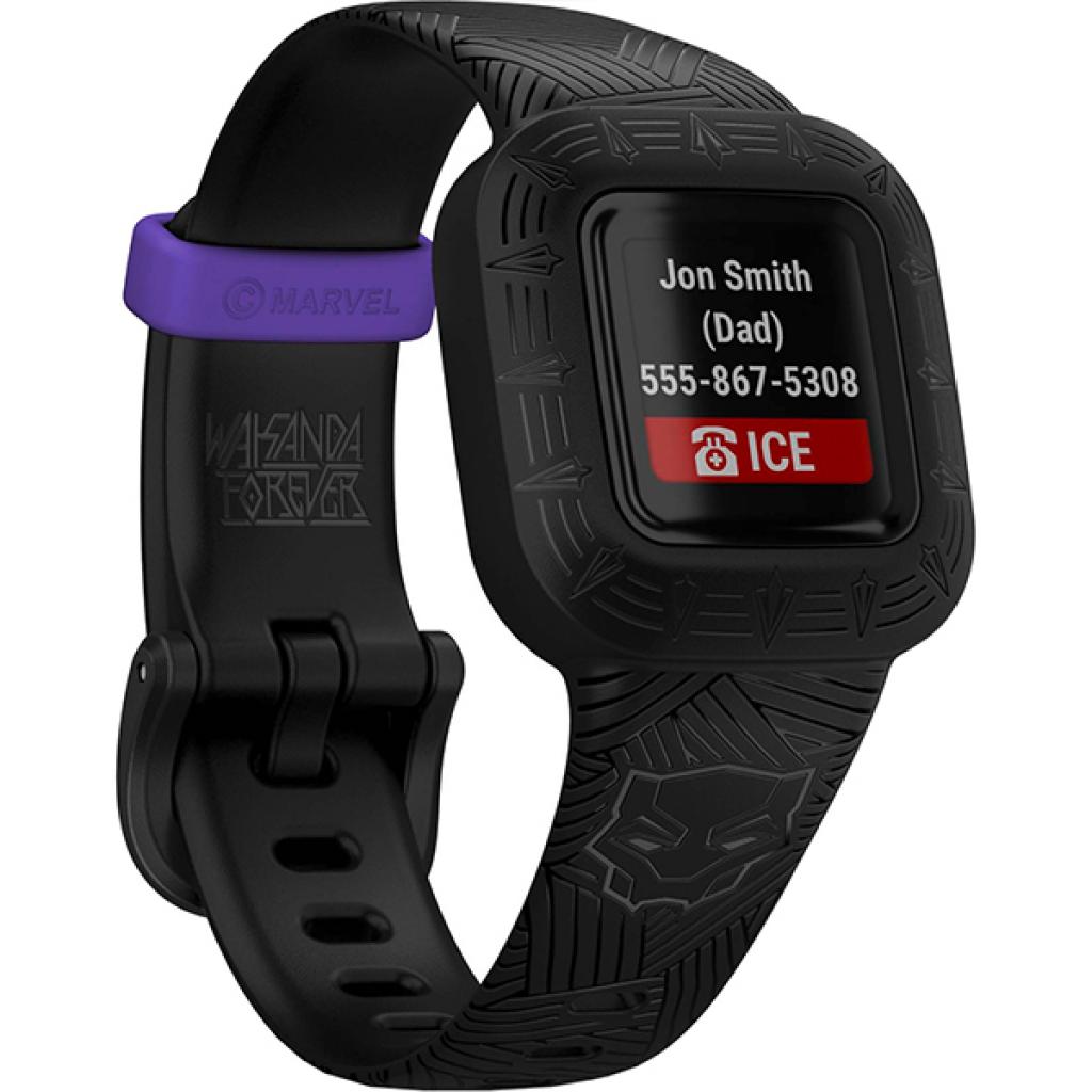 Фітнес браслет Garmin vivofit jr3, Marvel Black Panther (010-02441-10) - зображення 3