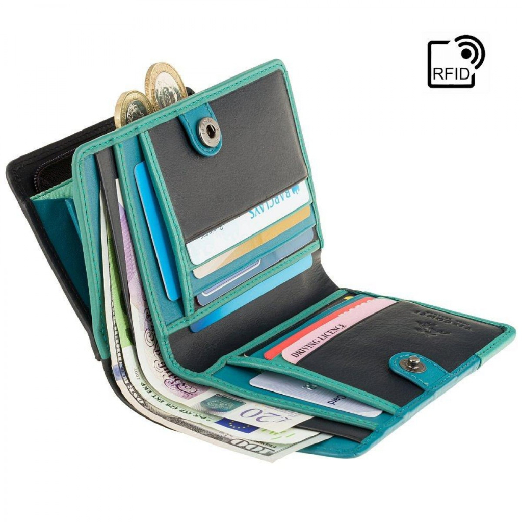 Гаманець Visconti BRC97 Rosa Blue Bell (BRC97 BLUE) - зображення 6