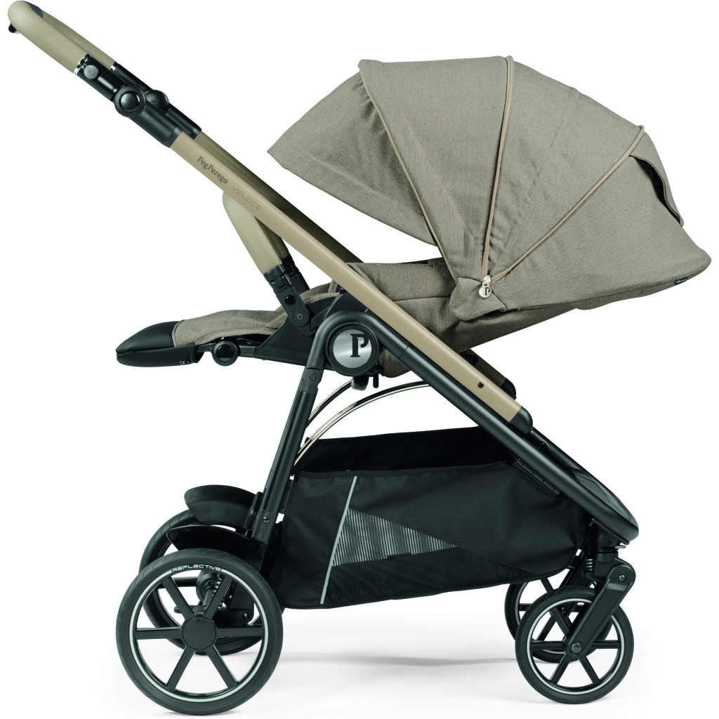 Коляска Peg-Perego 2 в 1 Veloce Sand, бежева (PACK-VEL2100000008) - зображення 5