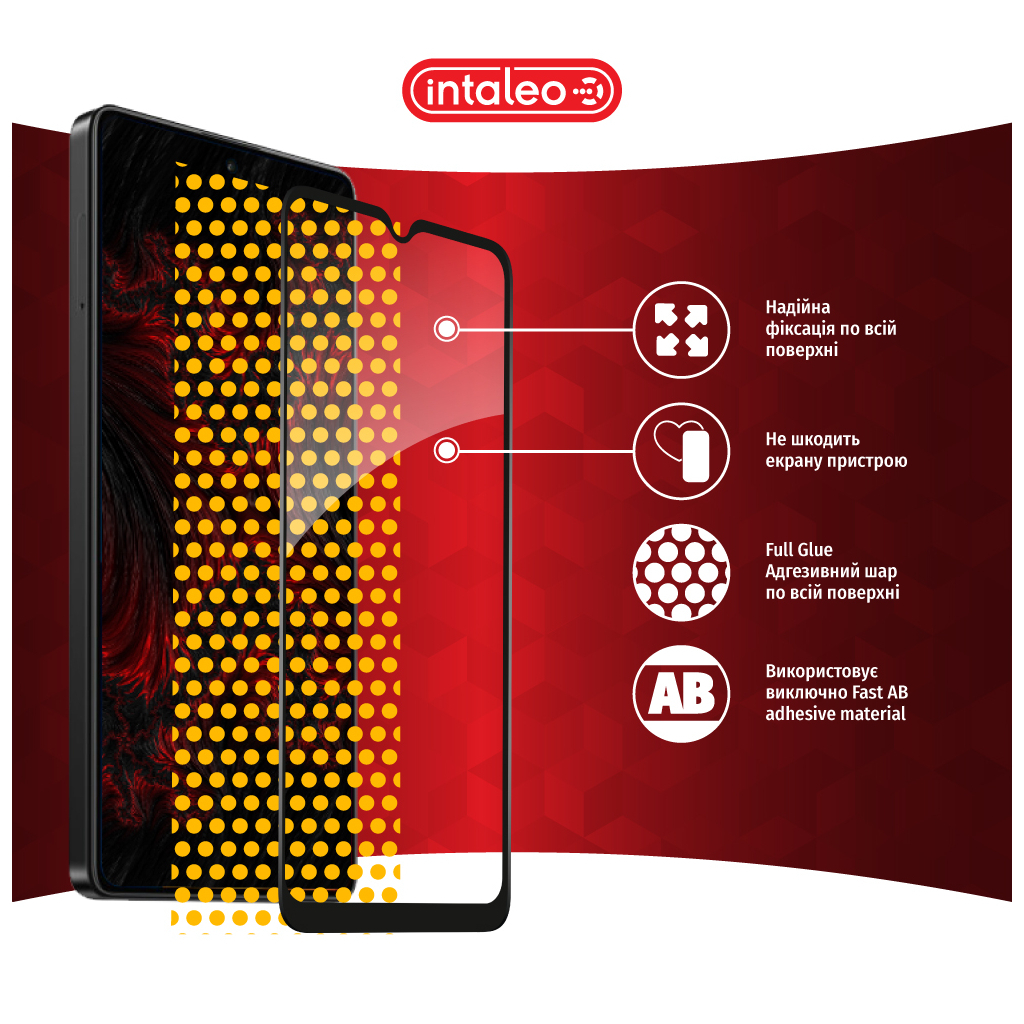 Скло захисне Intaleo Full Glue Xiaomi Poco C50 Black (1283126589683) - зображення 7