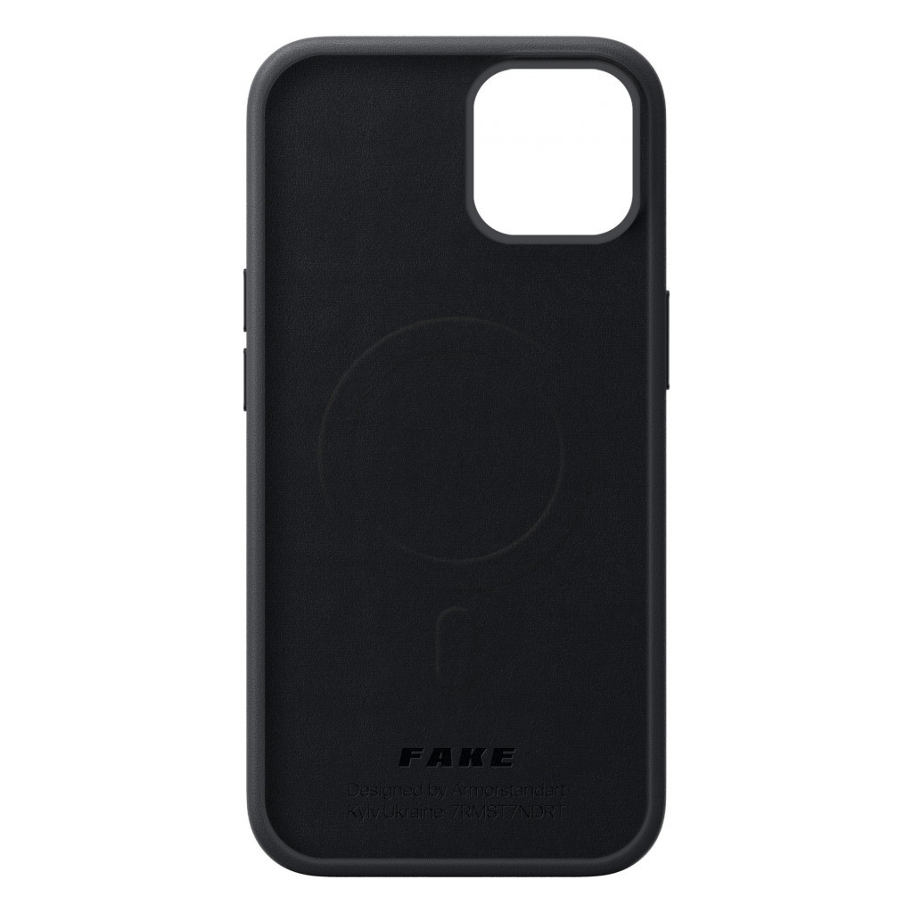 Чохол до мобільного телефона Armorstandart FAKE Leather Case Apple iPhone 13 Pro Max Black (ARM61378) - зображення 2