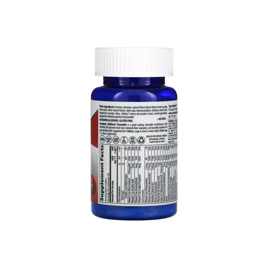 Вітамінно-мінеральний комплекс Trace Minerals для дітей, смак вишні, C (TMR-00036) - зображення 2
