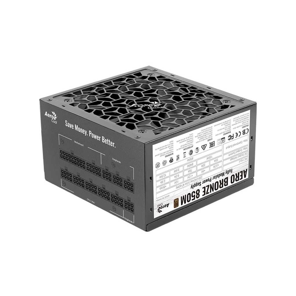 Блок живлення AeroCool 850W Aero Bronze (ACPB-AR85AEC.1M) - зображення 4