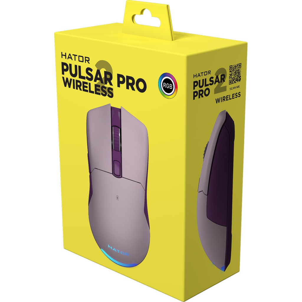 Мишка Hator Pulsar 2 PRO Wireless Lilac (HTM-534) - зображення 6