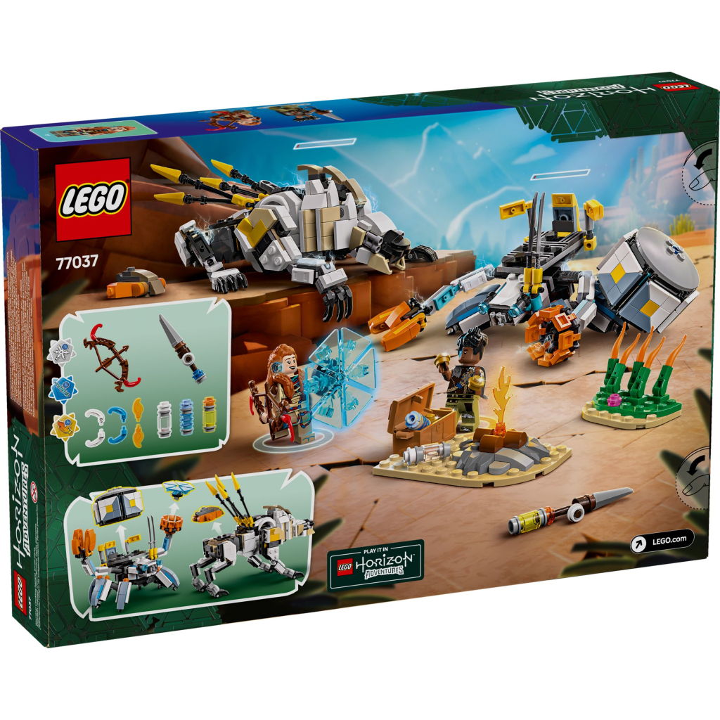 Конструктор LEGO Horizon Aloy і Varl проти Shell-Walker і Sawtooth (77037) - зображення 7