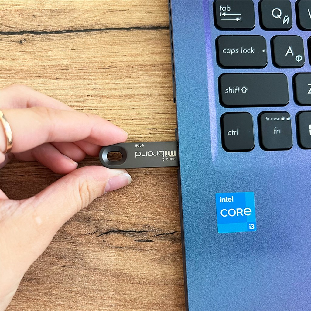 USB флеш накопичувач Mibrand 64GB Eagle Grey USB 3.2 (MI3.2/EA64U10G) - зображення 4