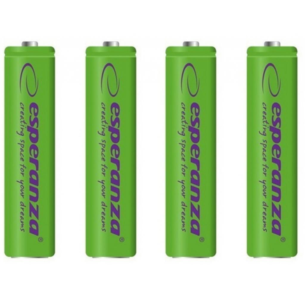 Акумулятор Esperanza AA 2000mAh Ni-MH * 4 green (EZA104G) - зображення 1