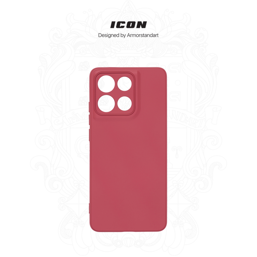 Чохол до мобільного телефона Armorstandart ICON Motorola G86 Power 5G Camera cover Dark Red (ARM87037) - зображення 3