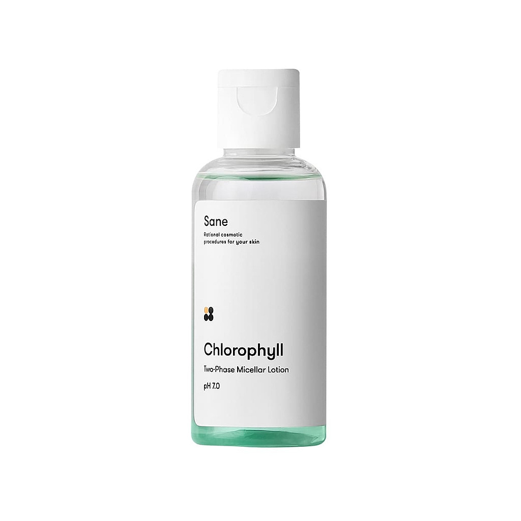 Міцелярна вода Sane Chlorophyll Two-Phase Micellar Lotion Двофазна 50 мл (4820266830335) - зображення 1