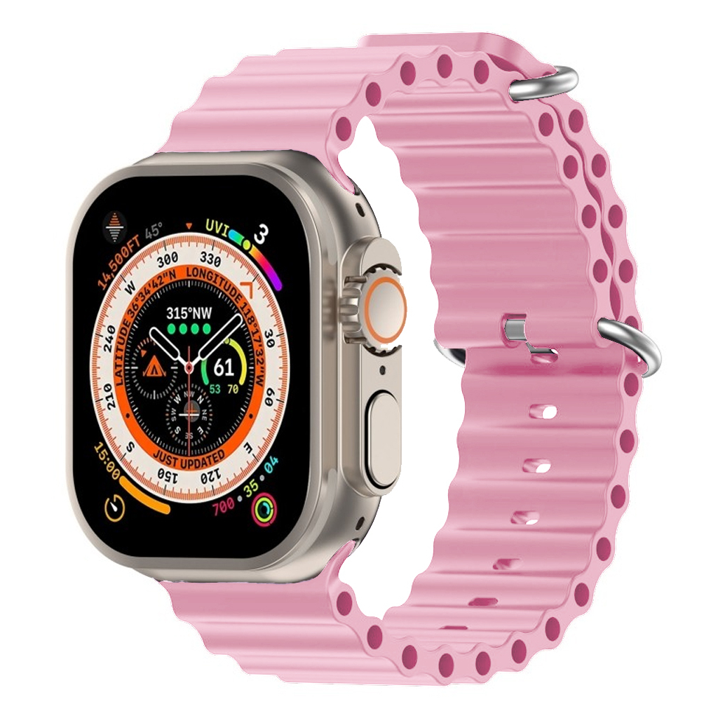 Ремінець до смарт-годинника Armorstandart Ocean Band для Apple Watch 49/46/45/44/42 (Series 1-3) Vintage Rose (ARM74248) - зображення 2