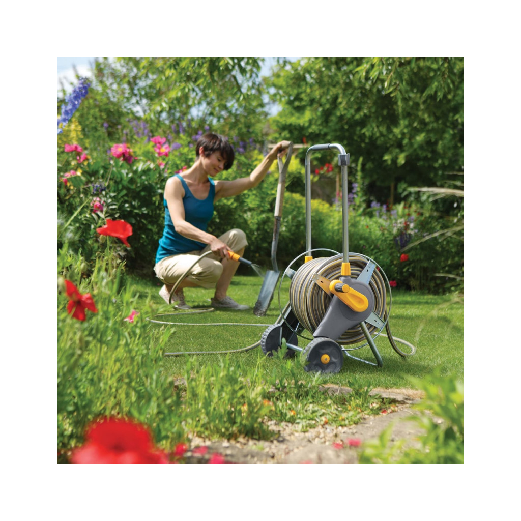 Візок для шлангу HoZelock до 60м + 2 конектори Plus 2437 (12052) - изображение 4