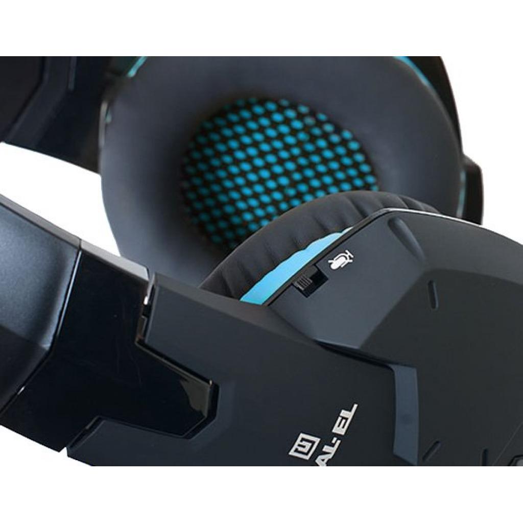 Навушники REAL-EL GDX-7500 black-blue - зображення 5