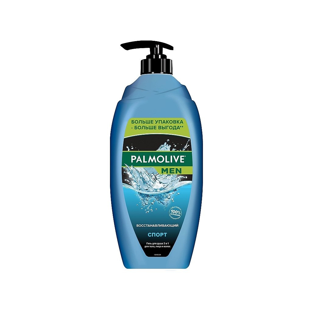 Гель для душу Palmolive Men Спорт Відновлюючий 3 в 1 для тіла, обличчя та волосся 750 мл (8693495037990) - зображення 1