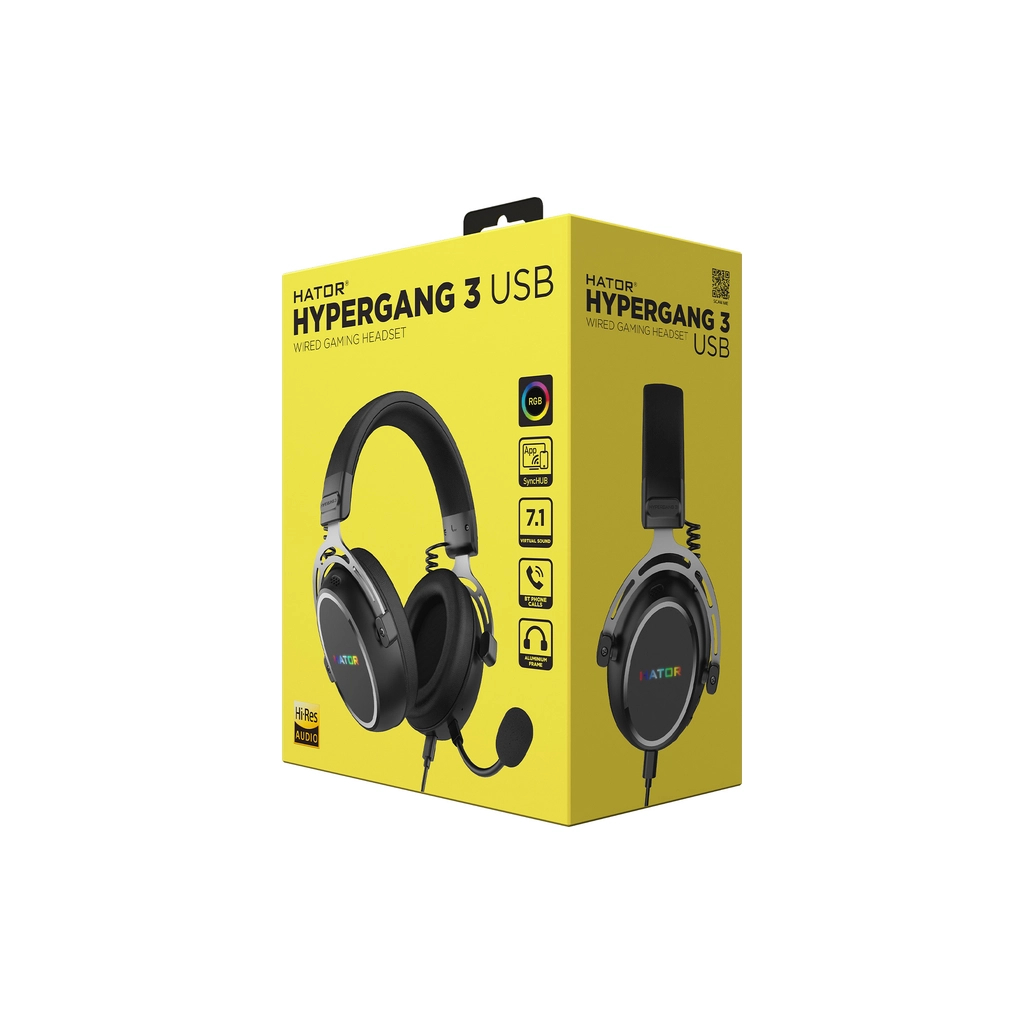 Навушники Hator Hypergang 3 Hi-Res Black (ESH50) - зображення 8