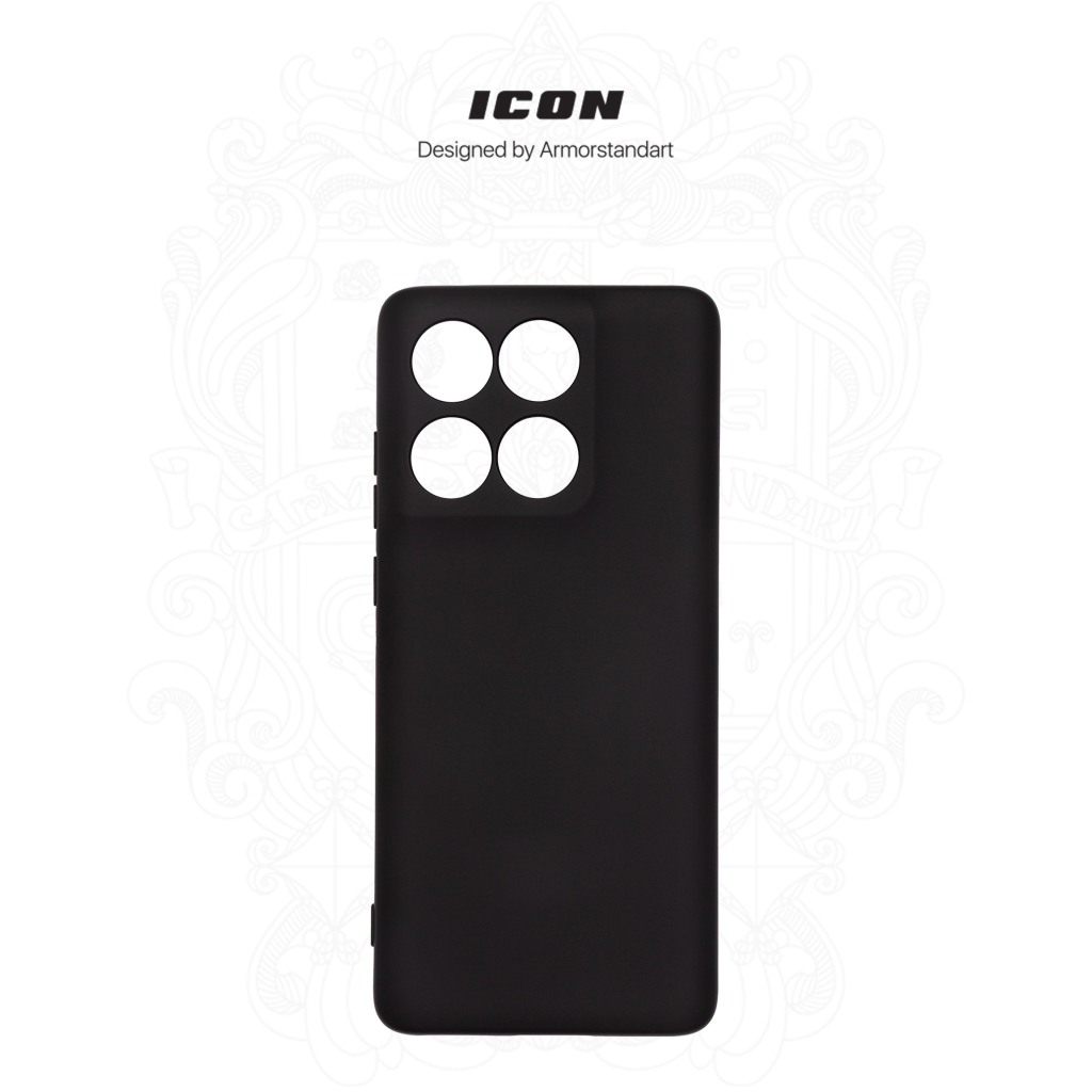 Чохол до мобільного телефона Armorstandart ICON Motorola Edge 60 Fusion 5G Black (ARM85382) - зображення 3
