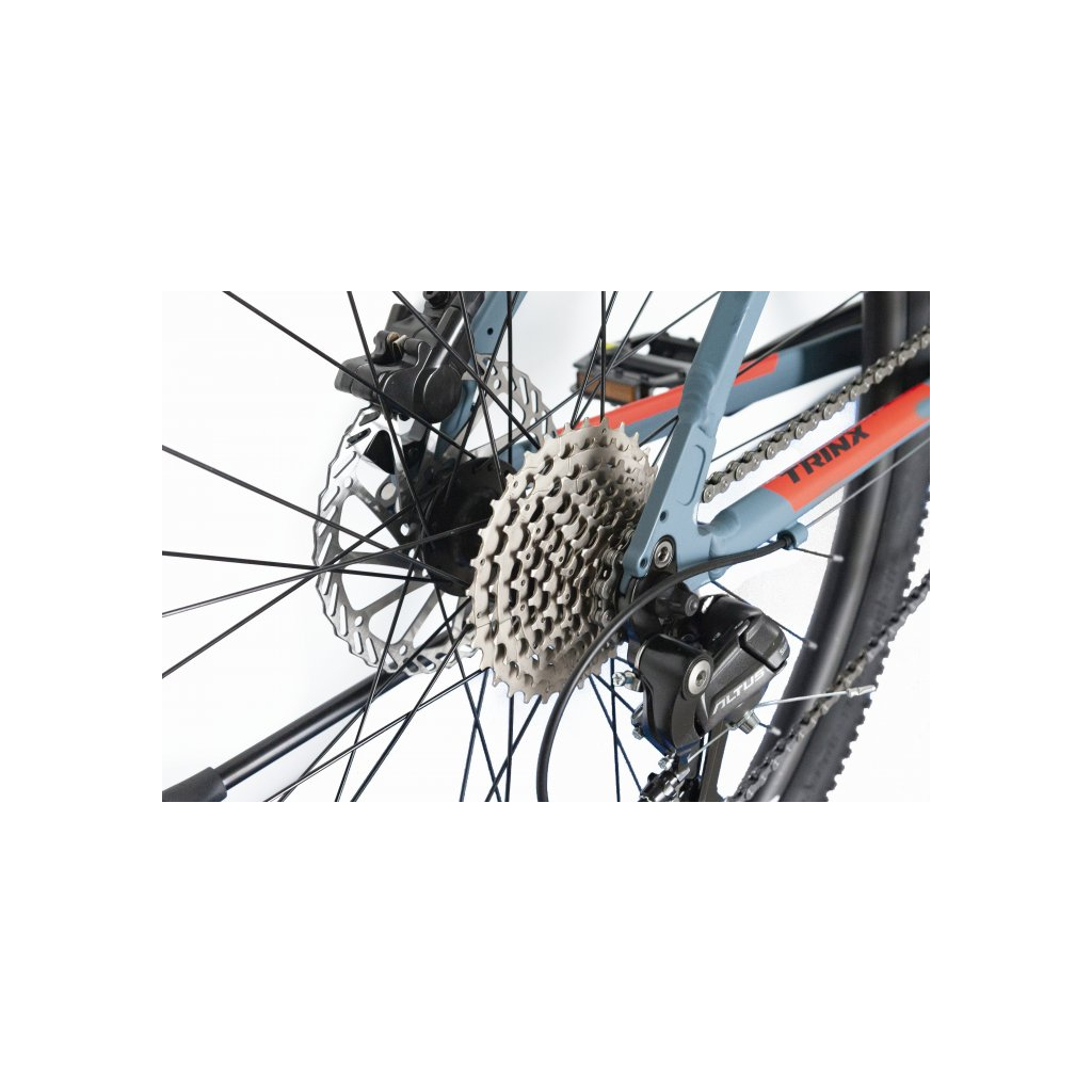 Велосипед Trinx M700 Pro 29" рама-17" Matt-Grey-Grey-Red (M700Pro.17MGGR) - зображення 3