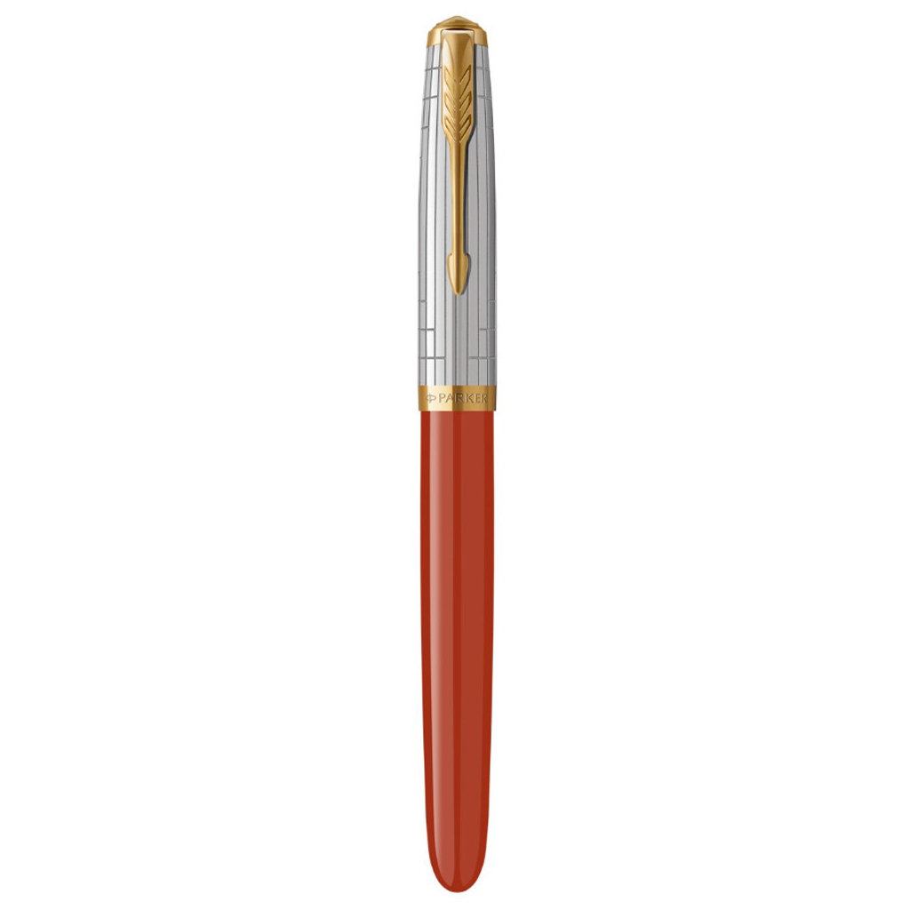 Ручка пір'яна Parker PARKER 51 Premium Rage Red GT  FP F (56 211) - зображення 2