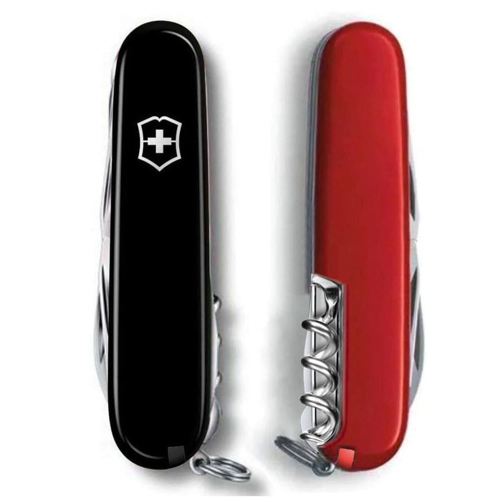 Ніж Victorinox Climber Ukraine Чорно-червоний (1.3703.3.1) - зображення 6