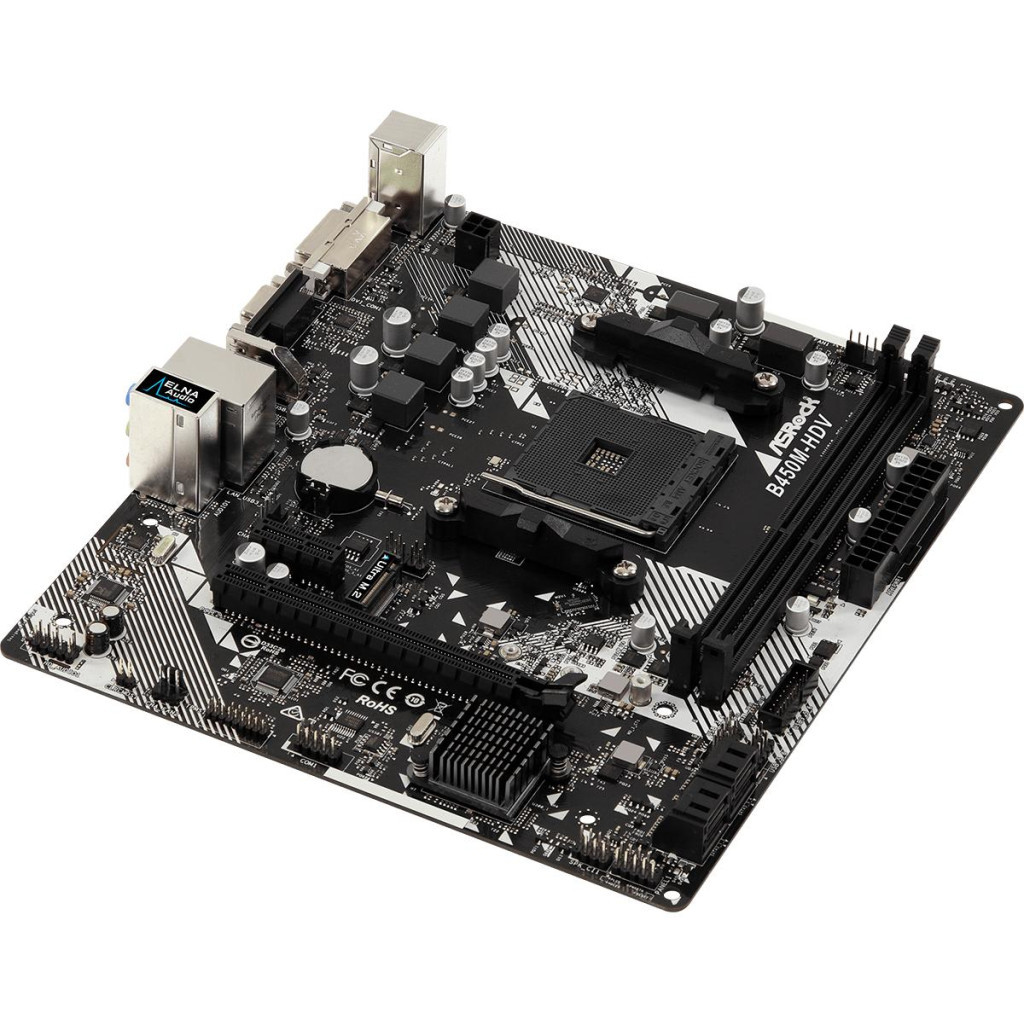 Материнська плата ASRock B450M-HDV R4.0 - зображення 3