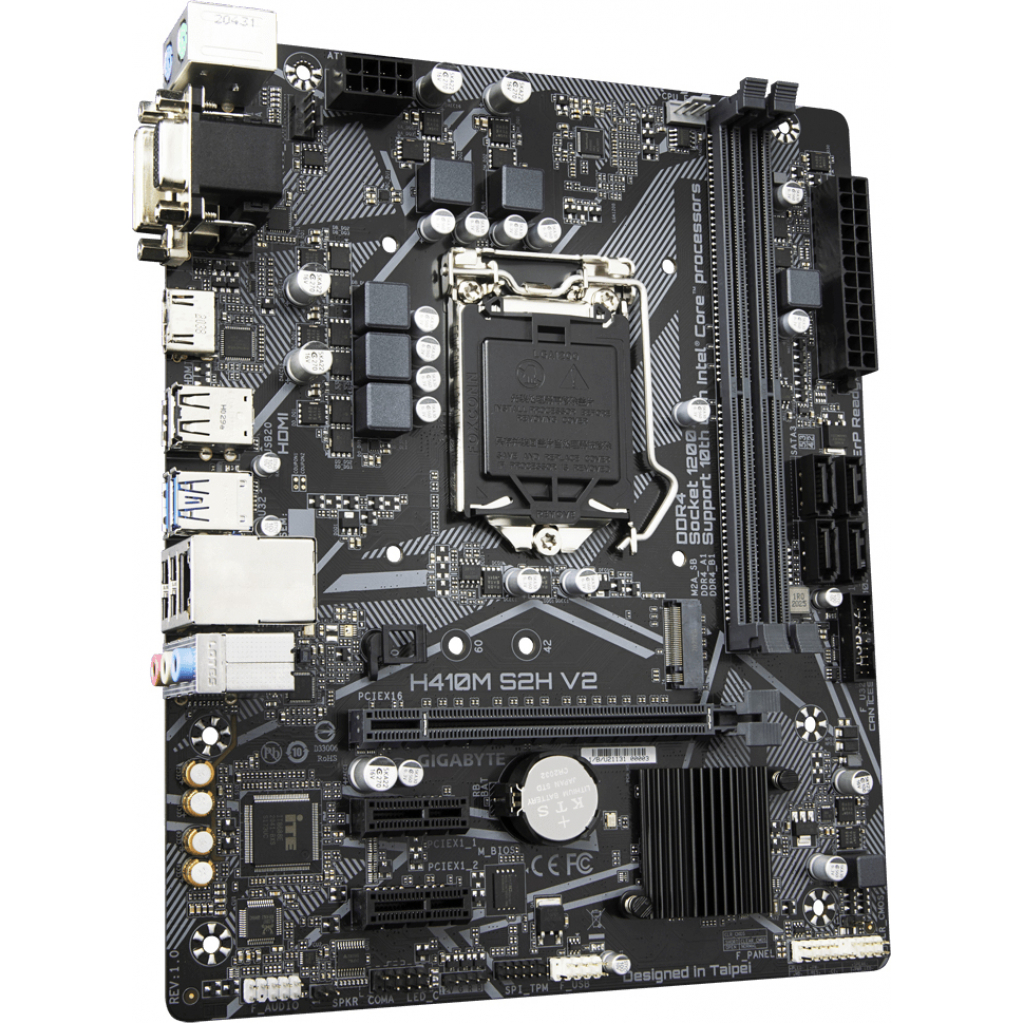 Материнська плата GIGABYTE H410M S2H V2 - зображення 4