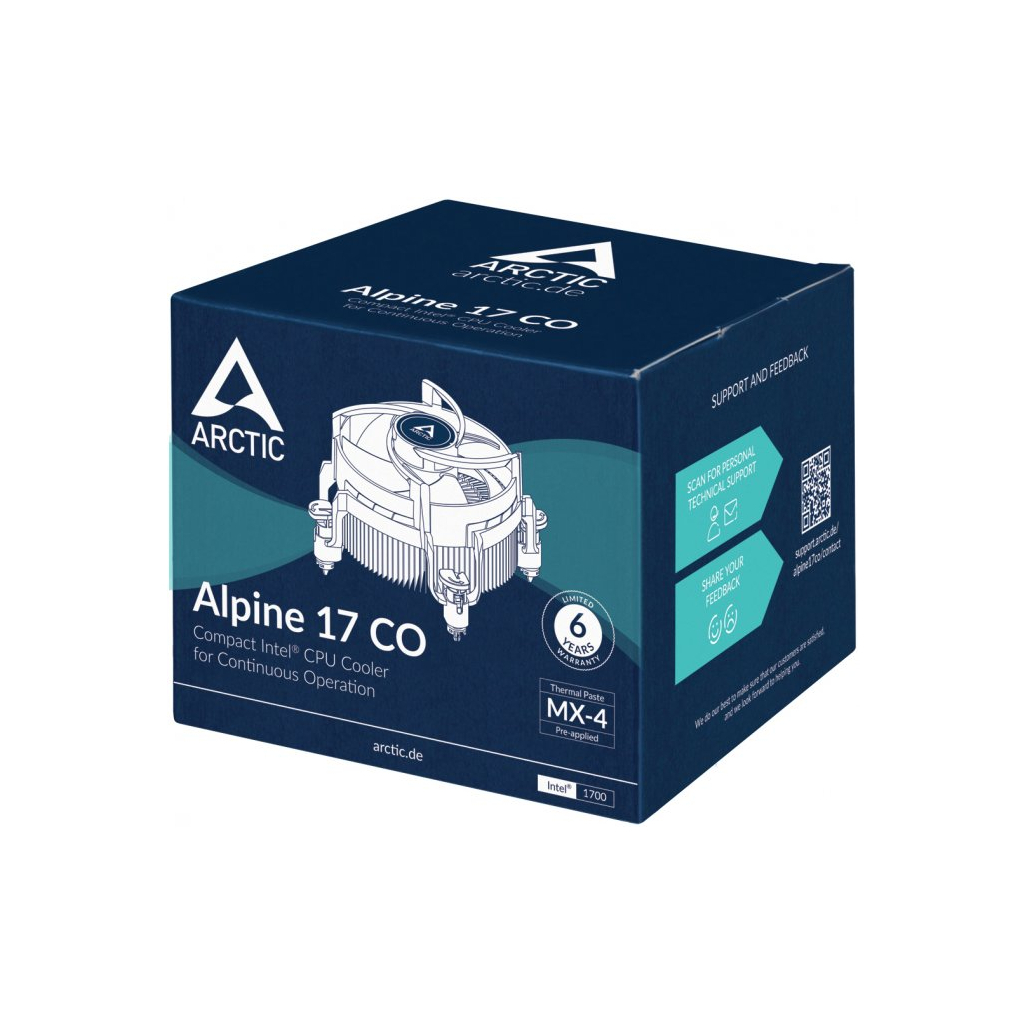 Кулер до процесора Arctic Alpine 17 CO (ACALP00041A) - зображення 7