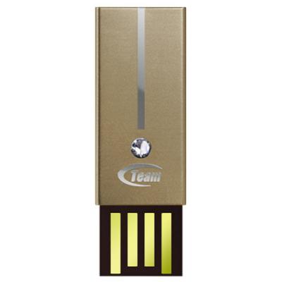 USB флеш накопичувач Team 4GB D603 Diamond Gold USB 2.0 (TD6034GD14) - зображення 1