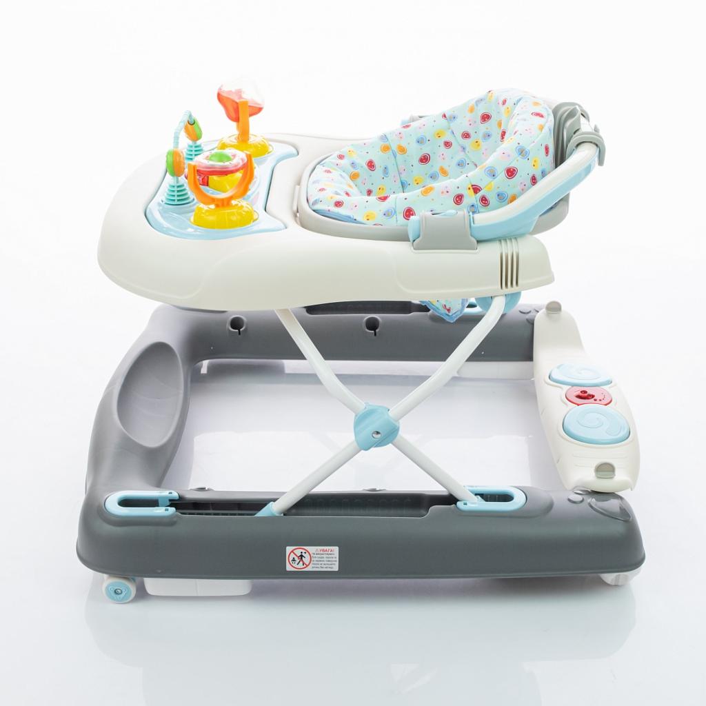 Ходунки BabyHit BG-1113 Step By Step Grey-Blue (73785) - зображення 3