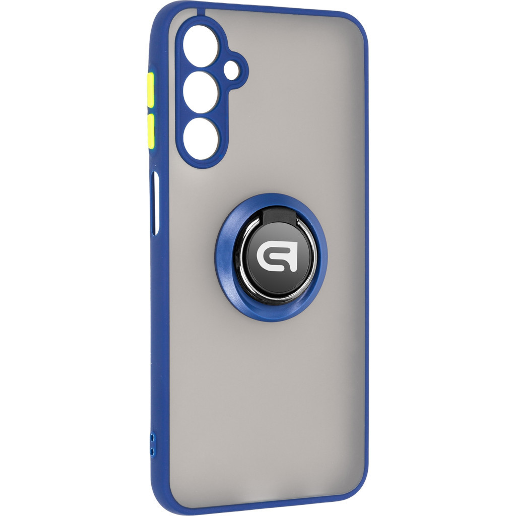 Чохол до мобільного телефона Armorstandart Frosted Matte Ring Samsung A25 5G (A256) Navy Blue (ARM73765) - зображення 1