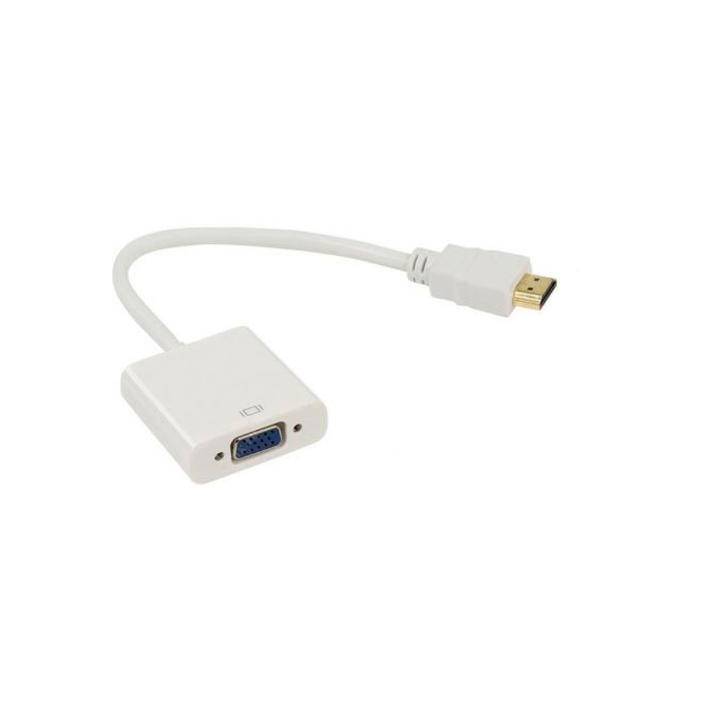 Перехідник ST-Lab HDMI male - VGA F (без додаткових кабелей) (U-990 Pro BTC white) - зображення 1