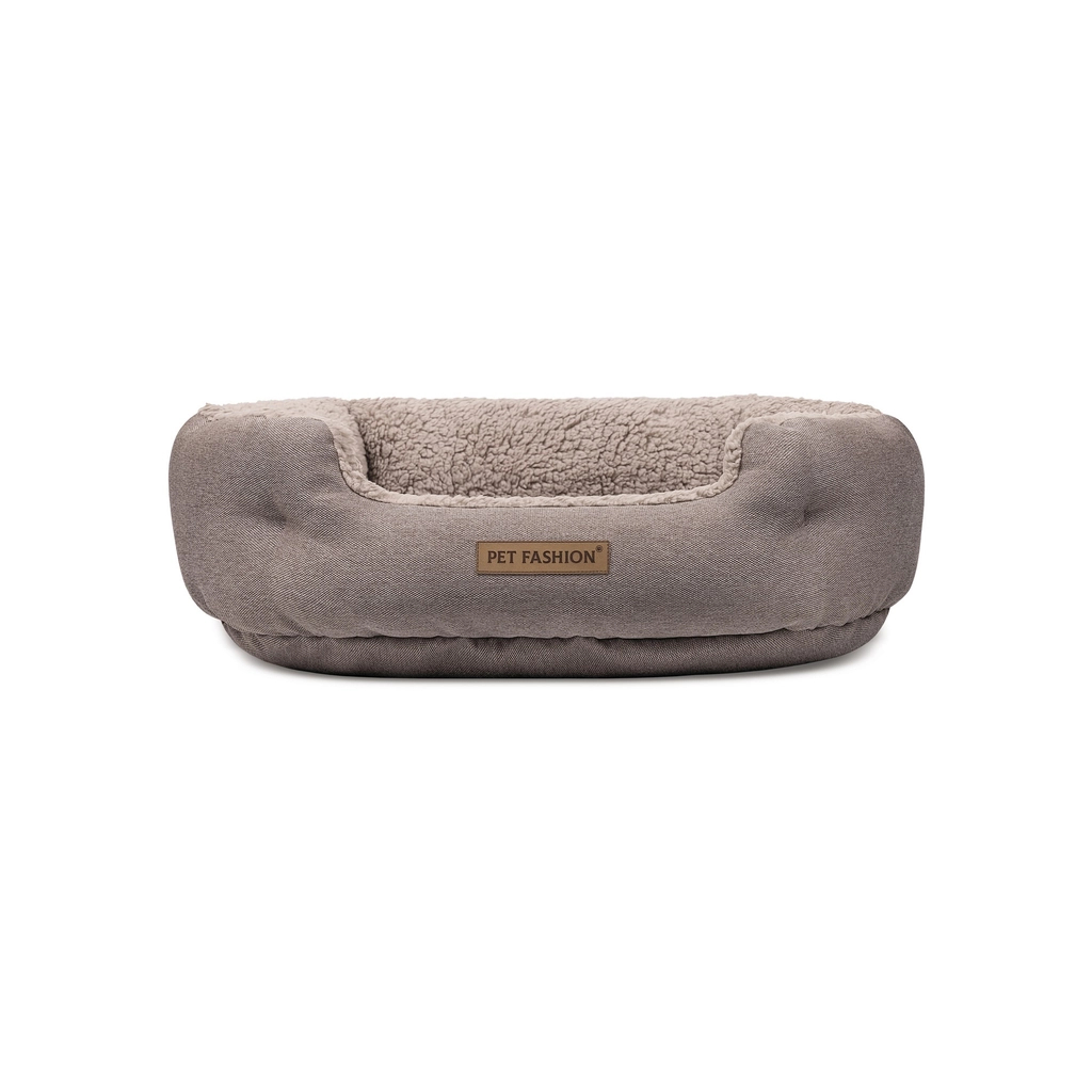 Лежак для тварин Pet Fashion BRIG 58х48х20 см кавовий (4823082441488) - зображення 3