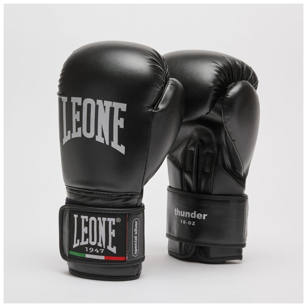 Боксерські рукавички Leone GN383 Thunder Black 8 унцій (GN383_Black_8oz) - зображення 4