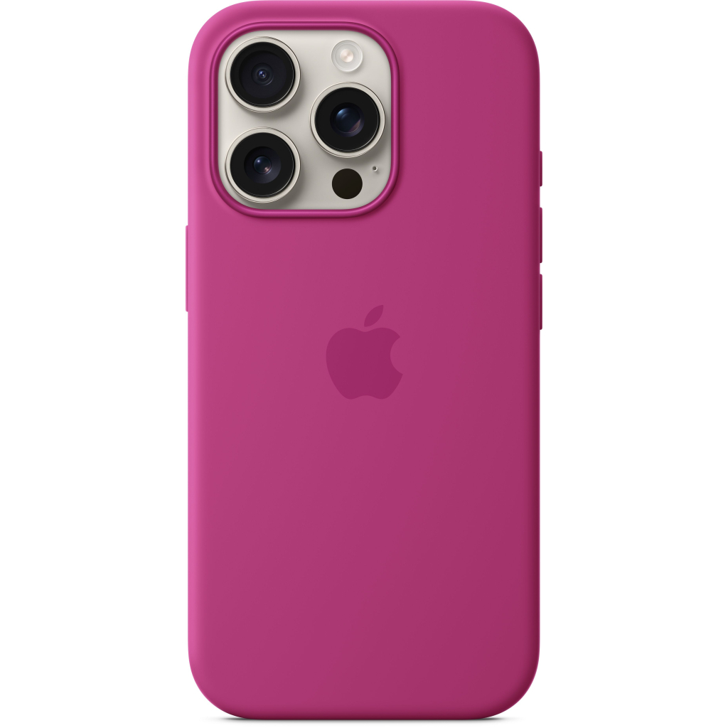 Чохол до мобільного телефона Apple iPhone16 Pro Silicone Case with MagSafe - Fuchsia (MYYN3ZM/A) - зображення 3