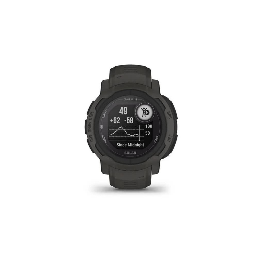 Смарт-годинник Garmin Instinct 2, Solar, Graphite, GPS (010-02627-00) - изображение 11