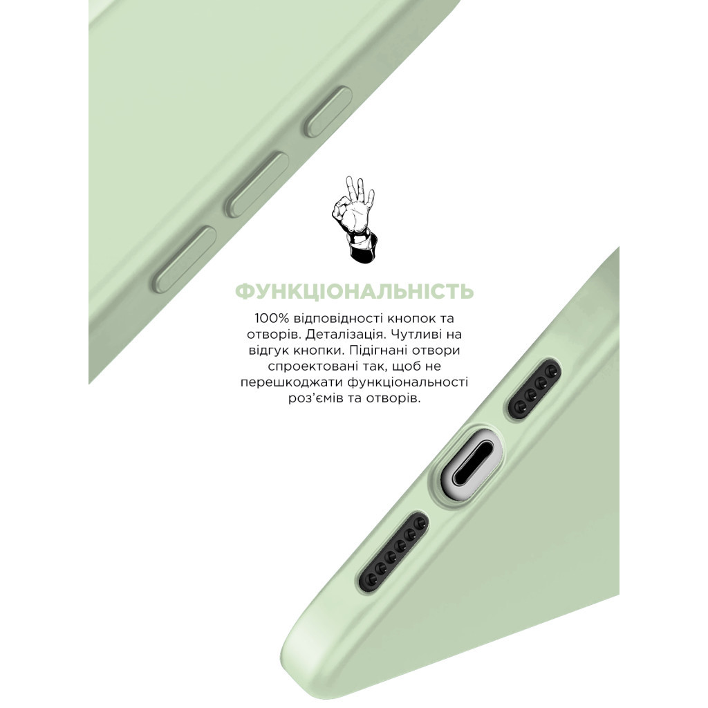Чохол до мобільного телефона Armorstandart ICON2 MagSafe Apple iPhone 15 Pro Soft Mint (ARM77006) - зображення 4