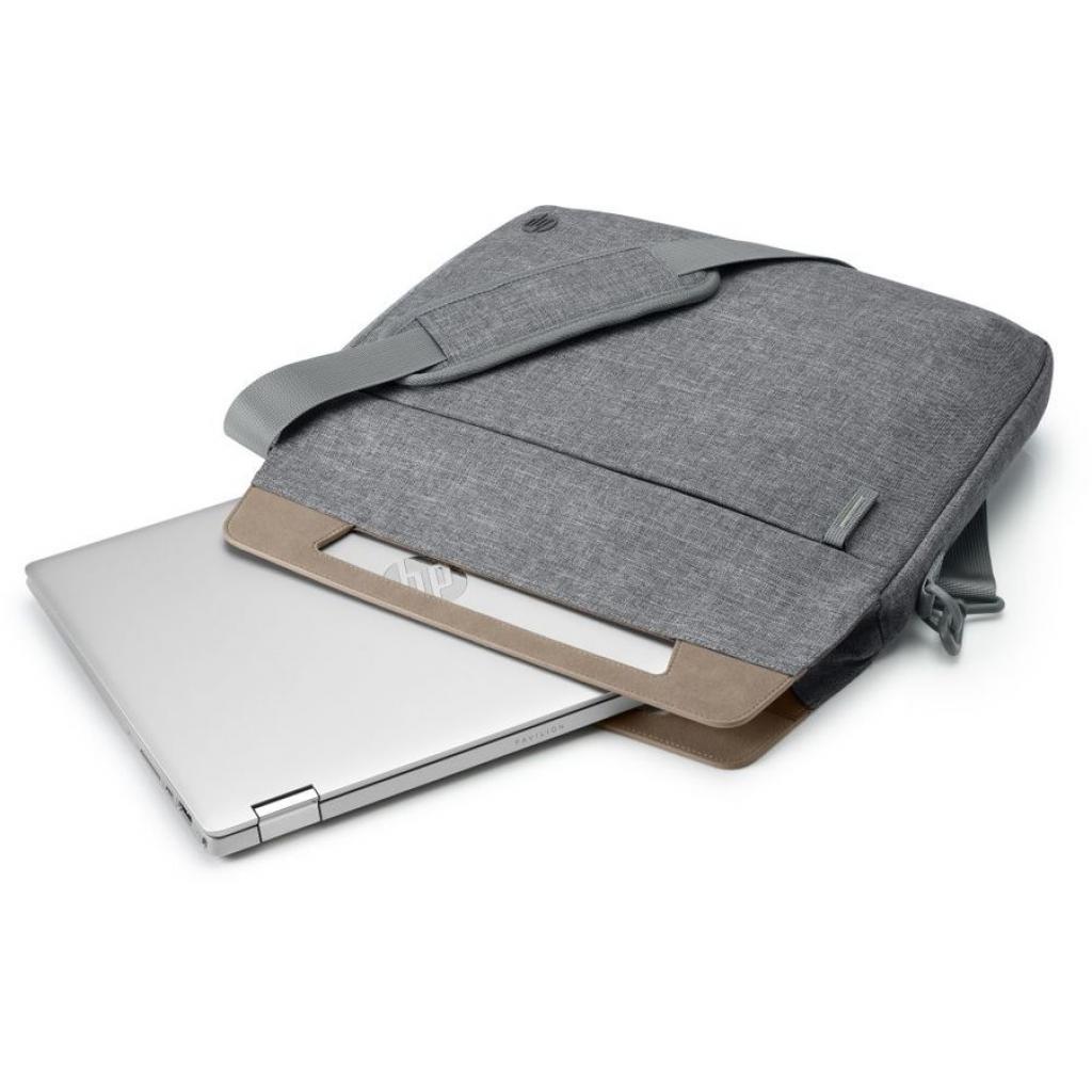 Сумка для ноутбука HP 14" Renew Briefcase, Grey (1A214AA) - зображення 4