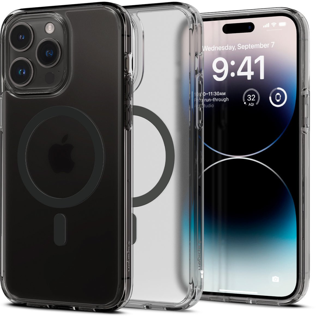 Чохол до мобільного телефона Spigen iPhone 14 Pro Ultra Hybrid MagFit Frost Black (ACS05586) - зображення 2