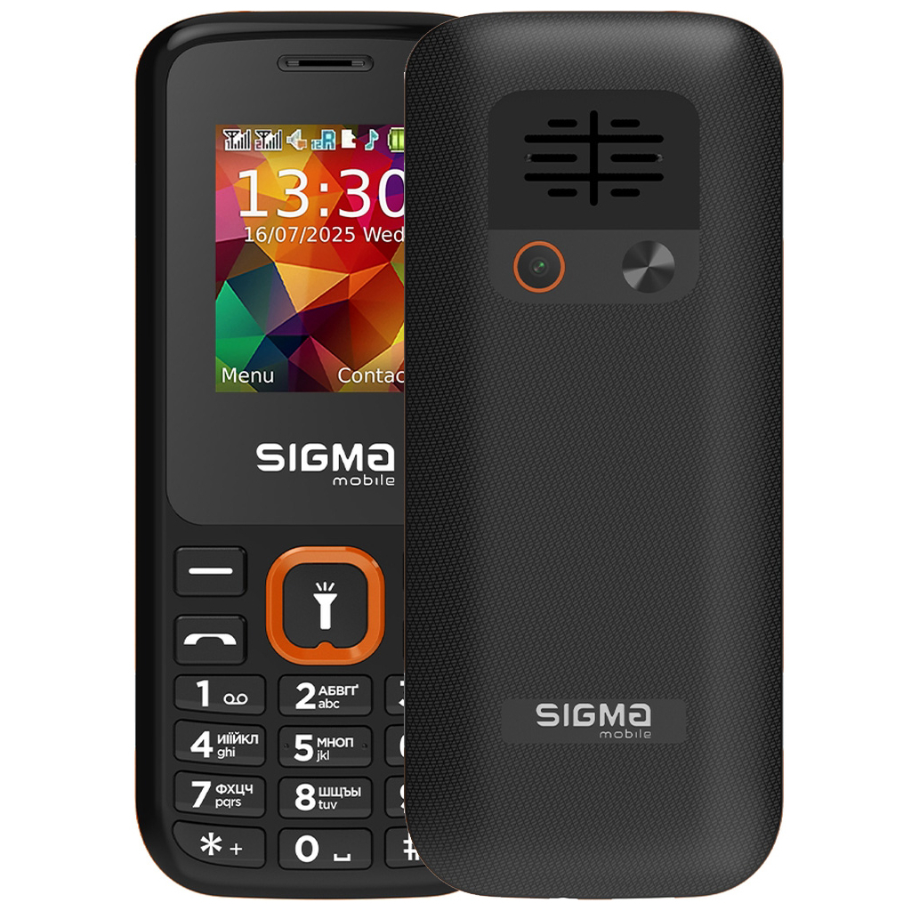 Мобільний телефон Sigma X-style 171 MINI Black-Orange (4827798813737) - зображення 1
