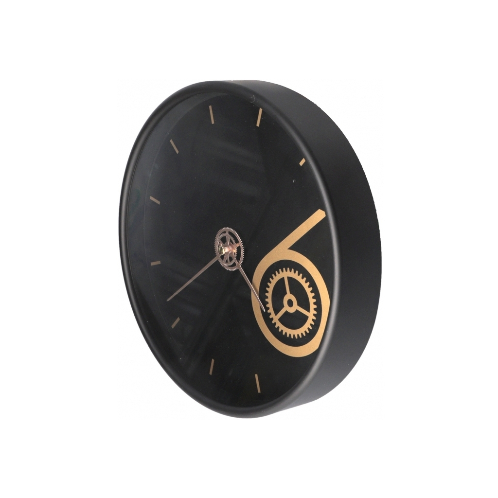 Настінний годинник Optima Design пластиковий, чорний (O52110) - зображення 2