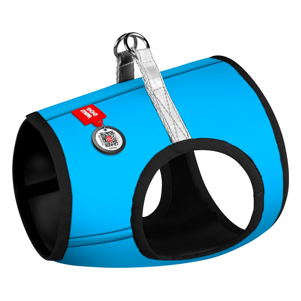 Шлея для собак WAUDOG Clothes з QR паспортом Colors of freedom XS1 (220-4020) - зображення 1