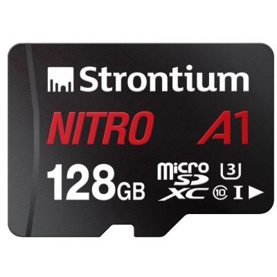 Карта пам'яті Strontium Flash 128GB microSDXC class 10 UHS-1 U3 NITRO A1 (SRN128GTFU3A1A) - зображення 3